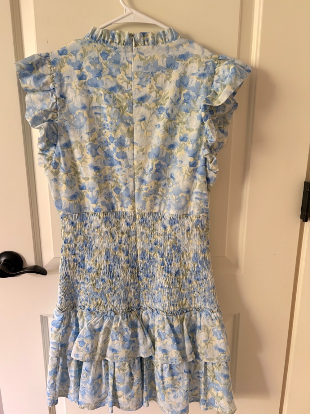 T.C.E.C Women's Floral Cocktail Dress with Ruffles Size Medium - Picture 2 of 2